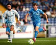 18 July 2025; Conan Noonan of Waterford on his way to scoring his side's second goal during the Sports Direct Men’s FAI Cup second round match between Waterford and St Mochta’s at the Regional Sports Centre in Waterford. Photo by Michael P Ryan/Sportsfile