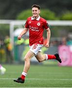 18 July 2025; James McManus of Sligo Rovers celebrates after scoring his side's first goal during the Sports Direct Men’s FAI Cup second round match between Dundalk and Sligo Rovers at Oriel Park in Dundalk, Louth. Photo by Ben McShane/Sportsfile