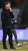 18 July 2025; Shamrock Rovers manager Stephen Bradley during the Sports Direct Men’s FAI Cup second round match between Shamrock Rovers and Wexford at Tallaght Stadium in Dublin. Photo by Thomas Flinkow/Sportsfile