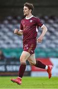 18 July 2025; Donnacha Sammon of Galway United after his side's victory in the Sports Direct Men’s FAI Cup second round match between Galway United and Tolka Rovers at Eamonn Deacy Park in Galway. Photo by Piaras Ó Mídheach/Sportsfile