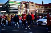 19 July 2025; Atmosphere builds as supporters, including Mike Tindall, centre right, arrive around the stadium before the first test match between Australia and the British & Irish Lions at Suncorp Stadium in Brisbane, Australia. Photo by Brendan Moran/Sportsfile