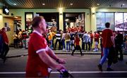 19 July 2025; Atmosphere builds as supporters arrive around the stadium before the first test match between Australia and the British & Irish Lions at Suncorp Stadium in Brisbane, Australia. Photo by Brendan Moran/Sportsfile