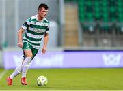 18 July 2025; Josh Honohan of Shamrock Rovers during the Sports Direct Men’s FAI Cup second round match between Shamrock Rovers and Wexford at Tallaght Stadium in Dublin. Photo by Thomas Flinkow/Sportsfile