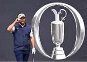 19 July 2025; Shane Lowry of Ireland on the first tee box during day three of The 153rd Open Championship at Royal Portrush Golf Club in Portrush, Antrim. Photo by Ramsey Cardy/Sportsfile