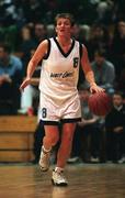 24 January 1998; Angie McNally of Meteors during the Sprite Women's Senior National Cup Semi-Final between Snowcream Waterford Wildcats and Meteors at the National Basketball Arena in Tallaght, Dublin. Photo by Brendan Moran/Sportsfile