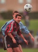 8 November 1998; Brian Mooney of Bohemians during the Harp Lager National League Premier Division match between UCD and Bohemians at Belfield Park in Dublin. Photo By Brendan Moran/Sportsfile.