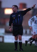 14 December 1997; Referee Brian O'Regan during the Bord Gáis National League Premier Division match between Bohemians and Dundalk at Dalymount Park in Dublin. Photo by Brendan Moran/Sportsfile.