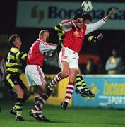 16 October 1998; Colin Hawkins of St Patrick's Athletic during the Harp Lager National League Premier Division match between St Patrick's Athletic and Bray Wanderers at Richmond Park in Dublin. Photo by Damien Eagers/Sportsfile.