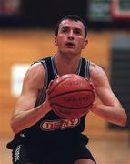 1 November 1997; Damien Sealy of Denny Notre Dame during the ESB Superleague Basketball match between Denny Notre Dame and Killarney at the National Basketball Arena in Tallaght. Photo By Brendan Moran/Sportsfile.