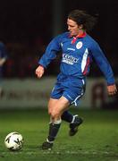 1 January 1999; Dessie Baker of Shelbourne during the Harp Lager National League Premier Division between St Patrick's Athletic and Shelbourne at Richmond Park in Dublin. Photo by Brendan Moran/Sportsfile