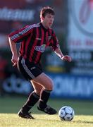 14 August 1998; Donal Broughan of Bohemians during the Harp Lager League Cup match between Bohemians amd Shamrock Rovers at Dalymount Park in Dublin. Photo by David Maher/Sportsfile