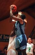 7 November 1998; Ed Randolph of Dublin Bay Vikings during the ESB Superleague Basketball game between Dublin Bay Vikings and Waterford Crystal at the National Basketball Arena in Tallaght, Dublin. Photo by Brendan Moran/Sportsfile.