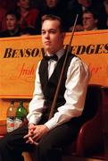 24 March 1998; Fergal O'Brien during his Round 1 match against Peter Ebdon of England on Day 1 of the Benson and Hedges Irish Masters Snooker at Goffs in Kill, Kildare. Photo by Matt Browne/Sportsfile
