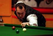 26 March 1998; Fergal O'Brien during the Benson and Hedges Irish Masters Snooker Quarter-Final between Ken Doherty and Fergal O'Brien at Goffs in Kill, Kildare. Photo by Matt Browne/Sportsfile