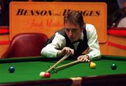 26 March 1998; Ken Doherty pictured during the Benson and Hedges Irish Masters Snooker Quarter-Final between Ken Doherty and Fergal O'Brien at Goffs in Kill, Kildare. Photo by Matt Browne/Sportsfile
