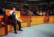 26 March 1998; Ken Doherty takes a drink of water during the Benson and Hedges Irish Masters Snooker Quarter-Final between Ken Doherty and Fergal O'Brien at Goffs in Kill, Kildare. Photo by Brendan Moran/Sportsfile