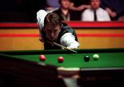 29 March 1998; Ken Doherty during the Benson and Hedges Irish Masters Snooker Final between Ronnie O'Sullivan and Ken Doherty at Goffs in Kill, Kildare. Photo by Matt Browne/Sportsfile