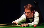 16 December 1998; Ken Doherty competing during Day 3 of the Irish Open Snooker at the National Basketball Arena in Tallaght, Dublin. Photo by Brendan Moran/Sportsfile