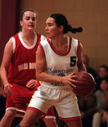 26 October 1997; Jillian Hayes of Wildcats during the ESB Women's Basketball League match between Tolka Rovers and Wildcats at Tolka Rovers Basketball Club in Dublin. Photo By Brendan Moran/Sportsfile.