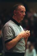 23 January 1998; Referee Jim Long during the Sprite Men's Senior National Cup Semi-Final between Denny Notre Dame and Star of the Sea at the National Basketball Arena in Tallaght, Dublin. Photo by Brendan Moran/Sportsfile
