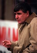14 December 1997; Dundalk manager Jim McLoughlin during the Harp Lager National League Premier Division match between Bohemians and Dundalk at Dalymount Park in Dublin. Photo by Brendan Moran/Sportsfile.