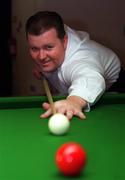 15 December 1998; Jimmy Mitchie, World No.81, who defeated Ronnie O'Sullivan in the first round of the Irish Open Snooker at the National Basketball Arena in Tallaght, Dublin. Photo by Matt Browne/Sportsfile