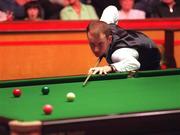 24 March 1998; Peter Ebdon pots a pink during his Round 1 match against Fergal O'Brien of Ireland on Day 1 of the Benson and Hedges Irish Masters Snooker at Goffs in Kill, Kildare. Photo by Matt Browne/Sportsfile