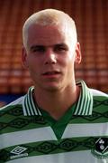 16 August 1997; Stephen Grant of Shamrock Rovers ahead of the Harp Lager National League Premier Division match between Home Farm Everton and Shamrock Rovers at Tolkat Park in Dublin. Photo by Brendan Moran/Sportsfile.