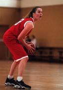 26 October 1997; Suzanne Maguire of Tolka Rovers during the ESB Women's Basketball League match between Tolka Rovers and Wildcats at Tolka Rovers Basketball Club in Dublin. Photo By Brendan Moran/Sportsfile.