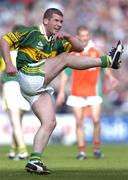 26 September 2004; Dara O Cinneide, Kerry. Bank of Ireland All-Ireland Senior Football Championship Final, Kerry v Mayo, Croke Park, Dublin. Picture credit; Brendan Moran / SPORTSFILE *** Local Caption *** Any photograph taken by SPORTSFILE during, or in connection with, the 2004 Bank of Ireland All-Ireland Senior Football Final which displays GAA logos or contains an image or part of an image of any GAA intellectual property, or, which contains images of a GAA player/players in their playing uniforms, may only be used for editorial and non-advertising purposes.  Use of photographs for advertising, as posters or for purchase separately is strictly prohibited unless prior written approval has been obtained from the Gaelic Athletic Association.