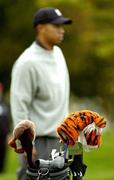 29 September 2004; Tiger Woods pictured on the 5th green during the second day of practice ahead of the American Express World Golf Championship 2004, Mount Juliet Golf Club, Thomastown, Co. Kilkenny. Picture credit; Matt Browne / SPORTSFILE