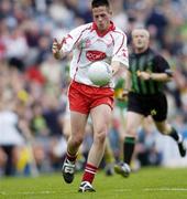 26 September 2004; Shane O'Hagan, Tyrone. All-Ireland Minor Football Championship Final, Kerry v Tyrone, Croke Park, Dublin. Picture credit; Brian Lawless / SPORTSFILE *** Local Caption *** Any photograph taken by SPORTSFILE during, or in connection with, the 2004 All-Ireland Minor Football Final which displays GAA logos or contains an image or part of an image of any GAA intellectual property, or, which contains images of a GAA player/players in their playing uniforms, may only be used for editorial and non-advertising purposes.  Use of photographs for advertising, as posters or for purchase separately is strictly prohibited unless prior written approval has been obtained from the Gaelic Athletic Association.