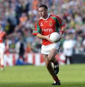 26 September 2004; Pat Kelly, Mayo. Bank of Ireland All-Ireland Senior Football Championship Final, Kerry v Mayo, Croke Park, Dublin. Picture credit; Brian Lawless / SPORTSFILE *** Local Caption *** Any photograph taken by SPORTSFILE during, or in connection with, the 2004 Bank of Ireland All-Ireland Senior Football Final which displays GAA logos or contains an image or part of an image of any GAA intellectual property, or, which contains images of a GAA player/players in their playing uniforms, may only be used for editorial and non-advertising purposes.  Use of photographs for advertising, as posters or for purchase separately is strictly prohibited unless prior written approval has been obtained from the Gaelic Athletic Association.