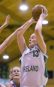 25 September 2004; Suzanne Maguire, Ireland. Women's European Basketball Championship, Qualifying round, Ireland v Luxembourg, National Basketball Arena, Tallaght, Dublin. Picture credit; Brendan Moran / SPORTSFILE