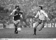 14 October 1981; Michael Robinson, Republic of Ireland, Maxime Bossis, France. 1982 FIFA World Cup Qualifier, Republic of Ireland v France, Lansdowne Road, Dublin. Picture credit; Ray McManus / SPORTSFILE
