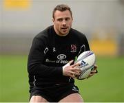 17 October 2013; Tommy Bowe, Ulster, during squad training ahead of their Heineken Cup 2013/14, Pool 5, Round 2, game against Montpellier on Saturday. Ulster Rugby Squad Training, Ravenhill Park, Befast Co. Antrim Picture credit: Oliver McVeigh / SPORTSFILE