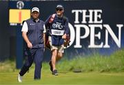 19 July 2025; Shane Lowry of Ireland walks down the first fairway during day three of The 153rd Open Championship at Royal Portrush Golf Club in Portrush, Antrim. Photo by Ramsey Cardy/Sportsfile
