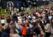19 July 2025; Shane Lowry of Ireland watches his shot from the rough on the first hole during day three of The 153rd Open Championship at Royal Portrush Golf Club in Portrush, Antrim. Photo by Ramsey Cardy/Sportsfile