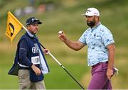 19 July 2025; Jon Rahm of Spain after putting on the first green during day three of The 153rd Open Championship at Royal Portrush Golf Club in Portrush, Antrim. Photo by Ramsey Cardy/Sportsfile