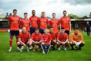 19 July 2025; The Leicester Celtic team before the Sports Direct Men’s FAI Cup second round match between Cork City and Leicester Celtic at Turner’s Cross in Cork. Photo by Stephen McCarthy/Sportsfile