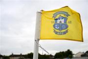 19 July 2025; A Fairview Rangers branded corner flag before the Sports Direct Men’s FAI Cup second round match between Fairview Rangers and Shelbourne at Singland Park in Limerick. Photo by Stephen McCarthy/Sportsfile