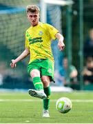19 July 2025; Cian Maher of Bangor Celtic during the Sports Direct Men’s FAI Cup second round match between Bangor Celtic and Cobh Ramblers at Pearse Park in Crumlin, Dublin. Photo by Thomas Flinkow/Sportsfile