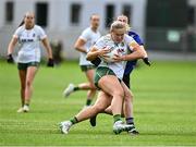 19 July 2025; Vikki Wall of Meath in action against Aoife Dillane of Kerry during the TG4 All-Ireland Ladies Football Senior Championship semi-final match between Meath and Kerry at Glenisk O’Connor Park in Tullamore, Offaly. Photo by Piaras Ó Mídheach/Sportsfile