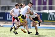 19 July 2025; Action from the IRFU Pride Tag Blitz rugby match between IRFU and Naoise Coral at Energia Park in Dublin. Photo by Ben McShane/Sportsfile