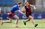 19 July 2025; Action from the IRFU Pride Tag Blitz rugby match between Gaylactic and Naoise Coral at Energia Park in Dublin. Photo by Ben McShane/Sportsfile