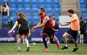 19 July 2025; Action from the IRFU Pride Tag Blitz rugby match between Gaylactic and Tagtical Bears at Energia Park in Dublin. Photo by Ben McShane/Sportsfile