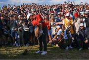 19 July 2025; Rory McIlroy of Northern Ireland plays a shot from the rough on the 17th hole during day three of The 153rd Open Championship at Royal Portrush Golf Club in Portrush, Antrim. Photo by Ramsey Cardy/Sportsfile