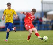 19 July 2025; Cillian Ryan of Shelbourne during the Sports Direct Men’s FAI Cup second round match between Fairview Rangers and Shelbourne at Singland Park in Limerick. Photo by Stephen McCarthy/Sportsfile