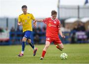 19 July 2025; Cillian Ryan of Shelbourne during the Sports Direct Men’s FAI Cup second round match between Fairview Rangers and Shelbourne at Singland Park in Limerick. Photo by Stephen McCarthy/Sportsfile