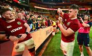19 July 2025; Dan Sheehan of British & Irish Lions, right, takes a photo of teammate Dan Sheehan after the first test match between Australia and the British & Irish Lions at Suncorp Stadium in Brisbane, Australia. Photo by Brendan Moran/Sportsfile